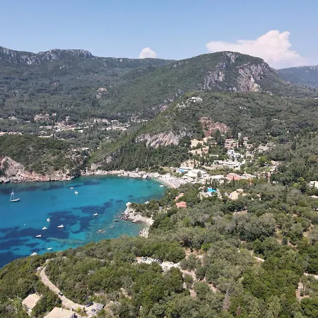 Vilă Private Pyrgos - Heated Pool & Sea View - Walking Distance From Beaches & Liapades