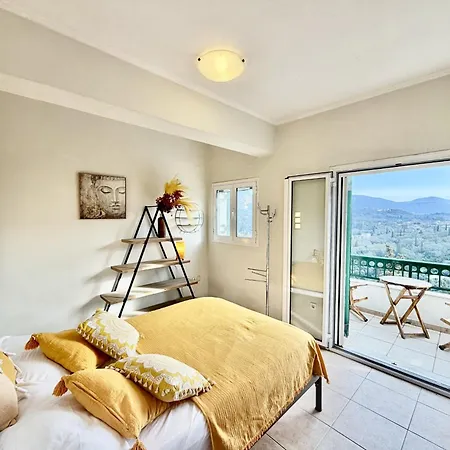 Private Pyrgos - Heated Pool & Sea View - Walking Distance From Beaches & *