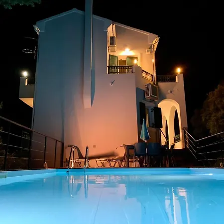 Private Pyrgos - Heated Pool & Sea View - Walking Distance From Beaches & * 里亚帕德斯