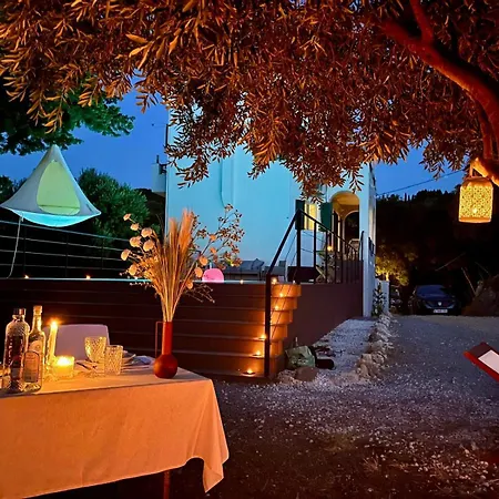 Private Pyrgos - Heated Pool & Sea View - Walking Distance From Beaches & * 里亚帕德斯