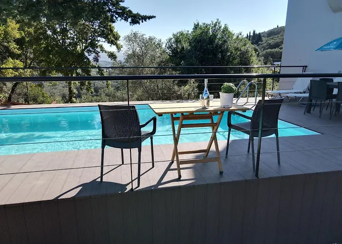 Private Pyrgos - Heated Pool & Sea View - Walking Distance From Beaches & Villa Liapades