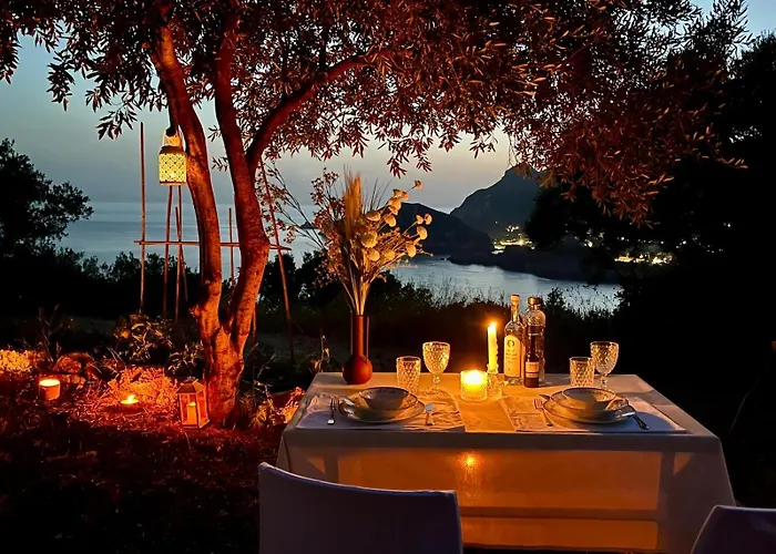Private Pyrgos - Heated Pool & Sea View - Walking Distance From Beaches & *